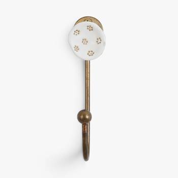 Golden bandhani wall hook 1