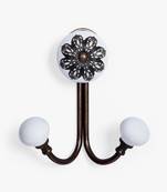 White bella dual filigree hooks