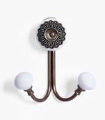 Traditional white filigree hooks