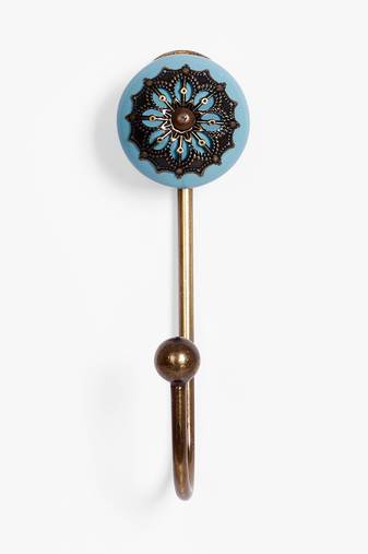 Blue luxe filigree hooks