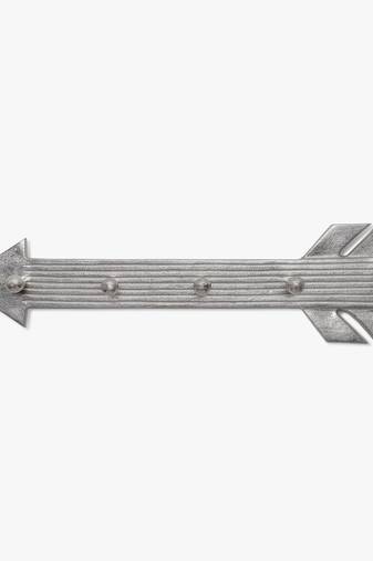 Distressed grey arrow hooks-on-board