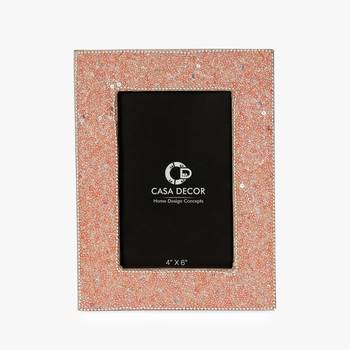 Beady beige photo frame 5x7 1