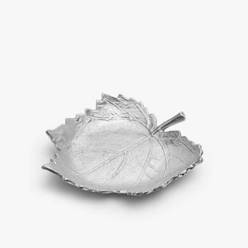Silver maple leaf tray 1