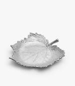 Silver maple leaf tray