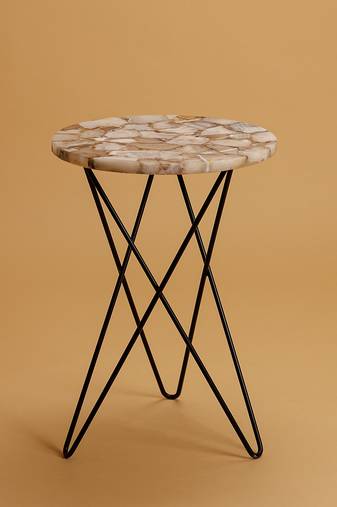 Ecstasy agate accent table