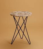 Ecstasy agate accent table