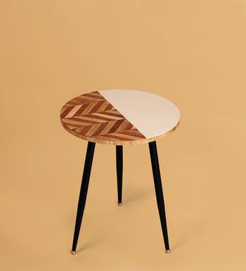 Chevron chic accent table 1