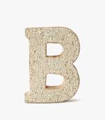 Alphabet b bedazzled in beads