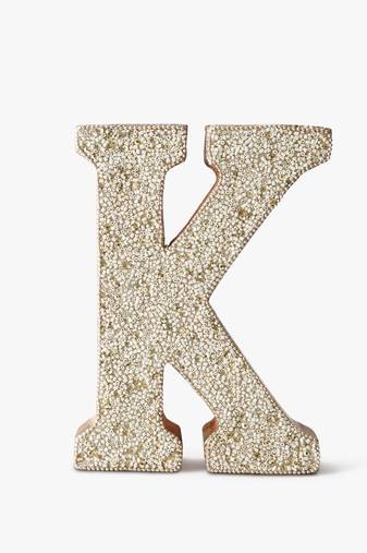The beaded alphabets k