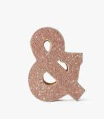 Golden glitter & sign