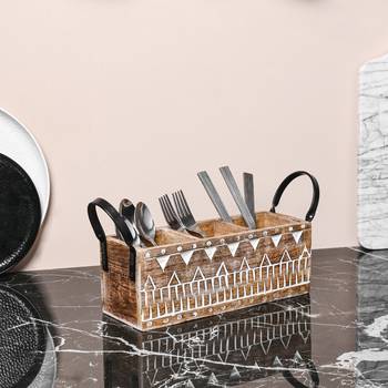 Tribal touch cutlery organizer 1