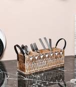 Tribal touch cutlery organizer