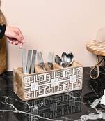 Mazzie wooden cutlery organizer
