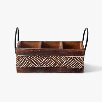 Classic country home cutlery organizer 1