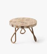 Rhombus maze cake stand - golden