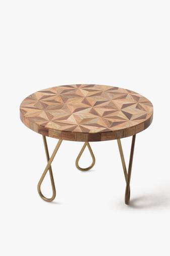 Geometrical forest cake stand - black