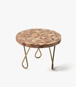 Geometrical forest cake stand - black