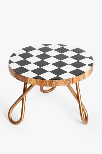 Black & white cake stand