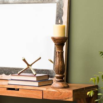 Suave wooden candle stand 1