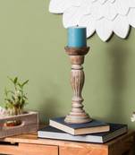 Artiste wooden candle stand
