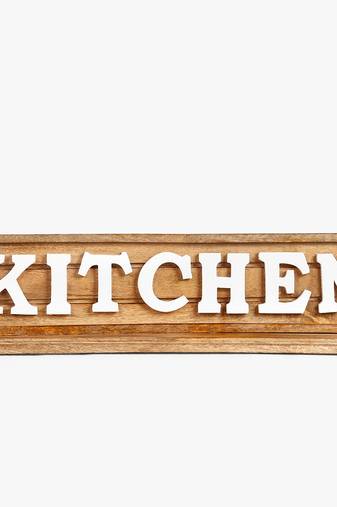 Country kitchen scripted decor accent