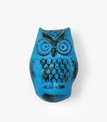 Blue wise owl door knockers
