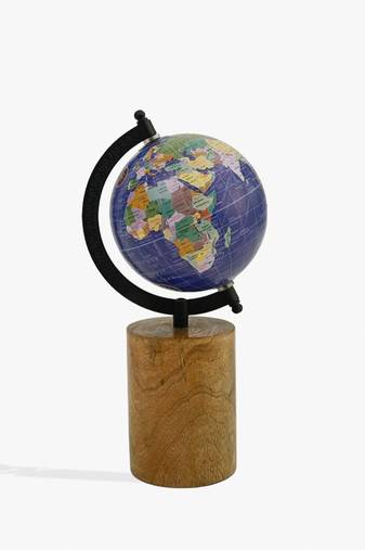 Blue aqua ocean globe