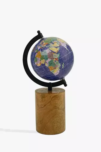 Blue aqua ocean globe