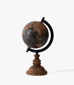 Cosmic black world globe