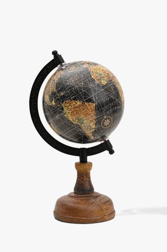Mellow abstract globe