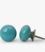 Mr blue ceramic knobs