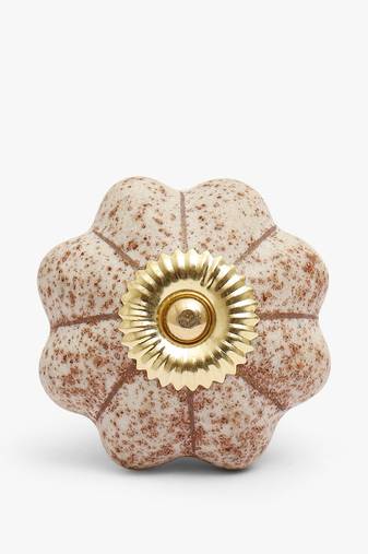 Blooming beauty flower-shaped ceramic knob