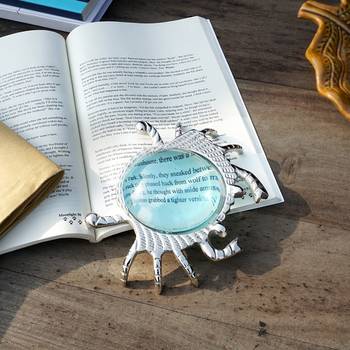 Silver crab magnifying glass 1