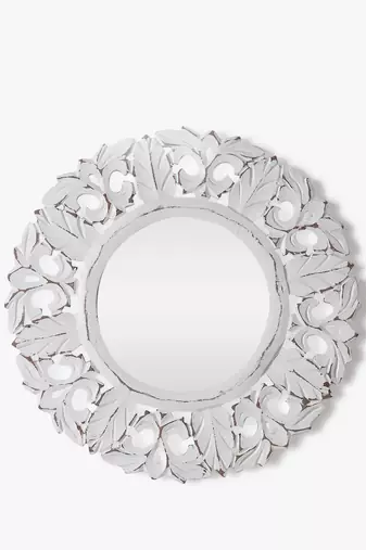 Blanche belle wall mirror
