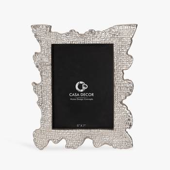 Royal ruvee silver metal photo frame 5x7 1