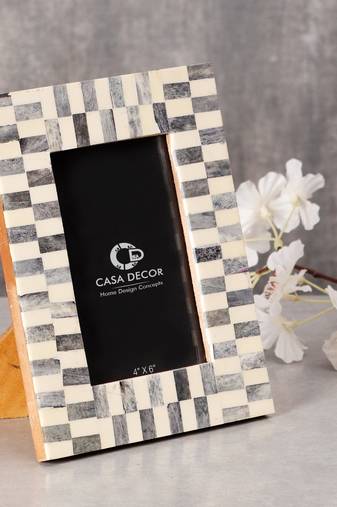 Geometric rendition photo frame 4x6