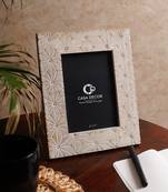 Geometrical flora photo frame 5x7
