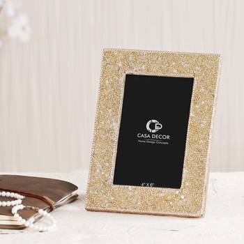 Bedazzled beaded photo frame 4x6 1