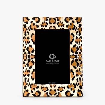 Leopard print photo frame 4x6 1
