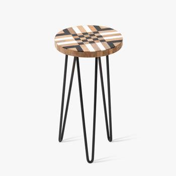 Checkerboard geometrical plant stand 1