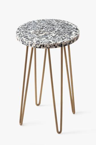 Speckled rainbow plant stand