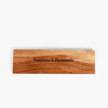 Scripted wooden platter 1