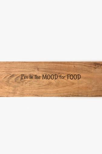 Foody mood wooden platter
