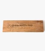 Foody mood wooden platter