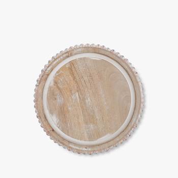 Wooden valley distressed trivet 1