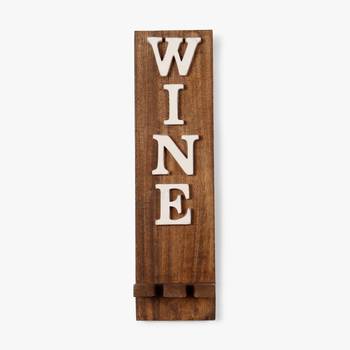Scripted wine wall art 1
