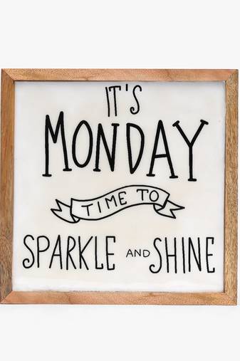 Monday motivation wall art