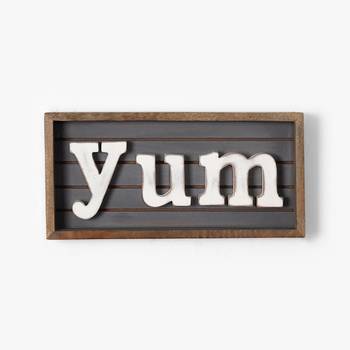 Scripted yum wall art 1