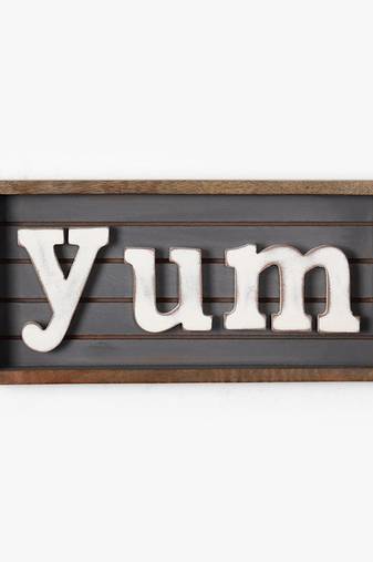 Scripted yum wall art