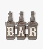 Beer bottle wall art